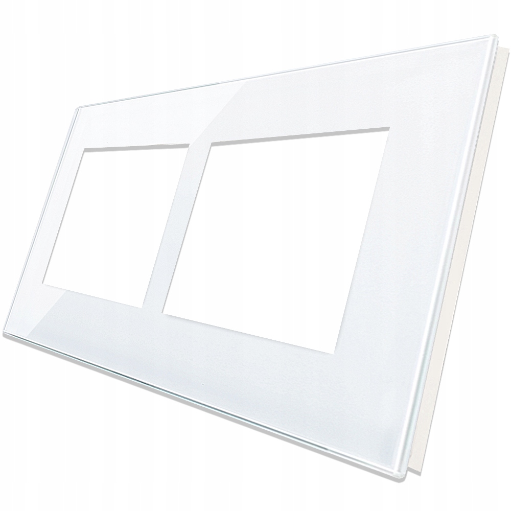 Ramka Szklana Podwójna Biała do Modułów MIUUN Przeznaczenie inne