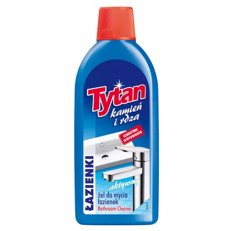 Levně 7 x Tytan Gel na mytí koupelen kámen a rez 500 ml