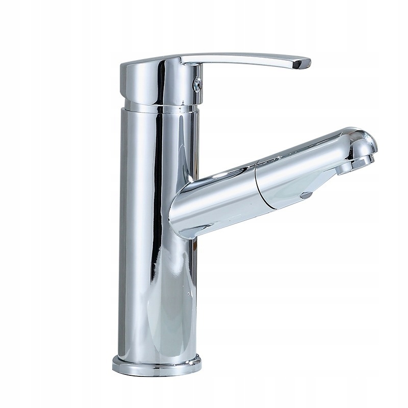 Umyvadlová Baterie S Výsuvným Chromovým Výtokem Hadice Flexibilní Baterie