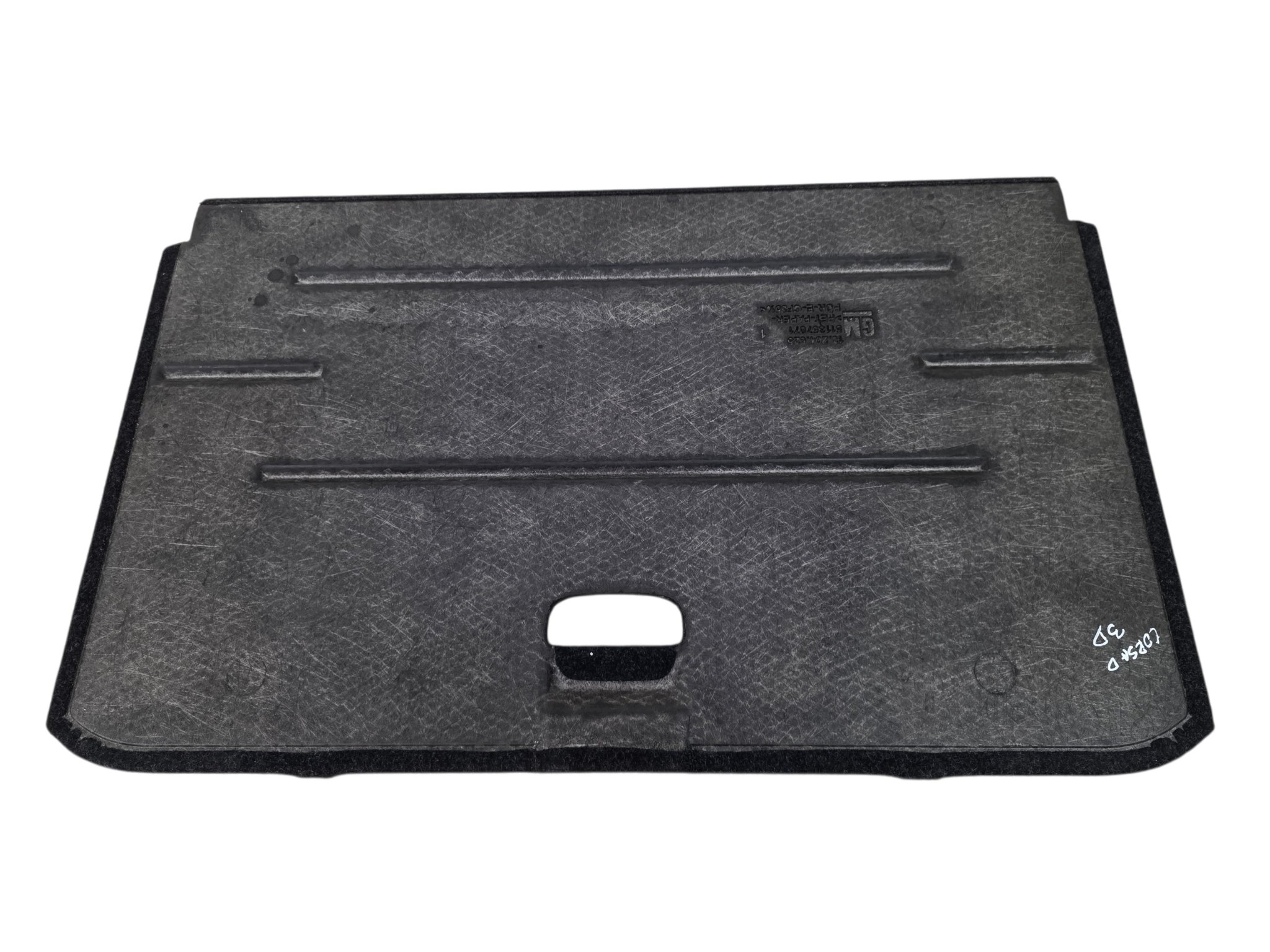 OPEL CORSA D plato floor boot rear original. 511357071 black