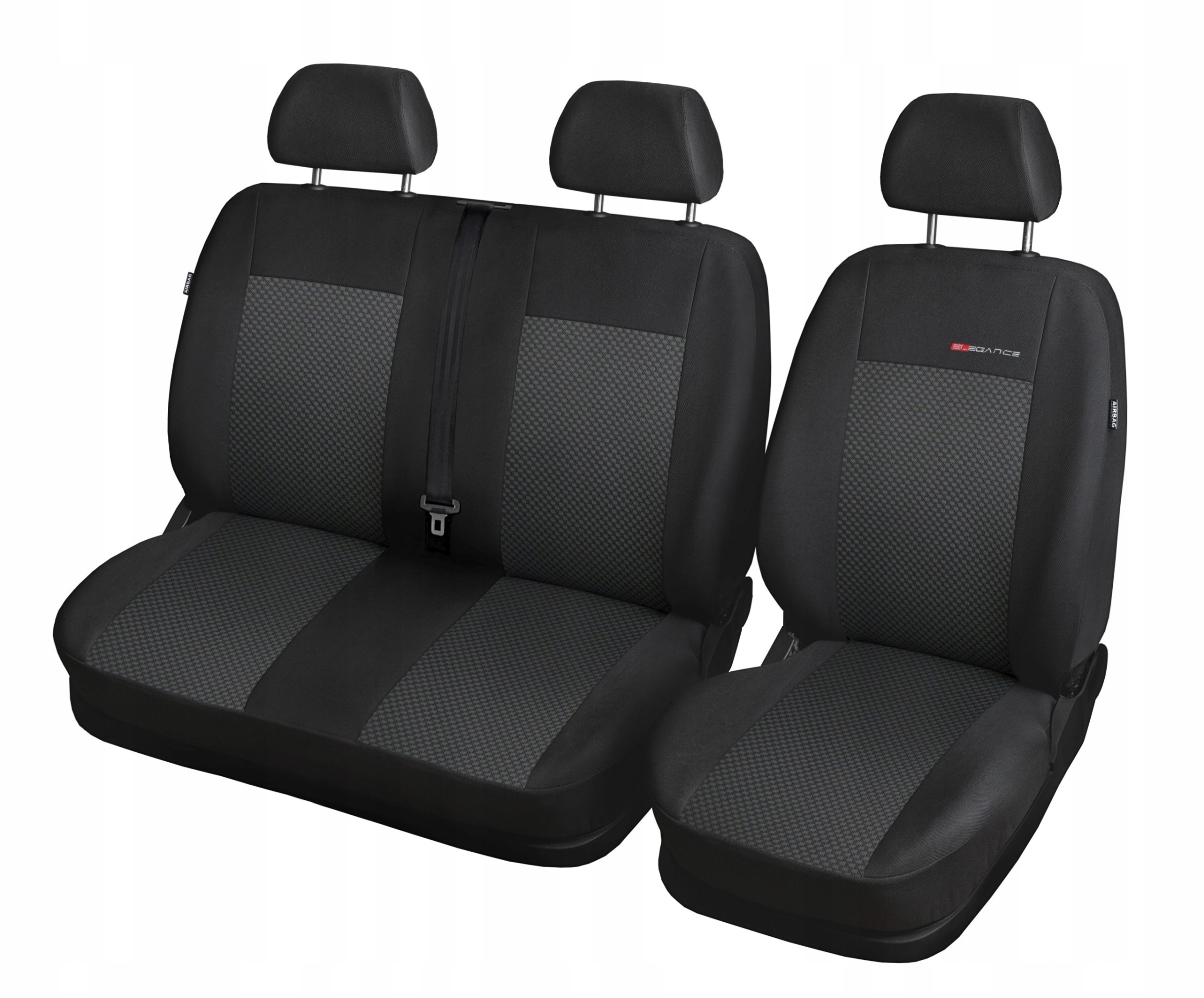 POKROWCE SAMOCHODOWE TYPOWE FORD TRANSIT CUSTOM 2+1 OD 2012-2023