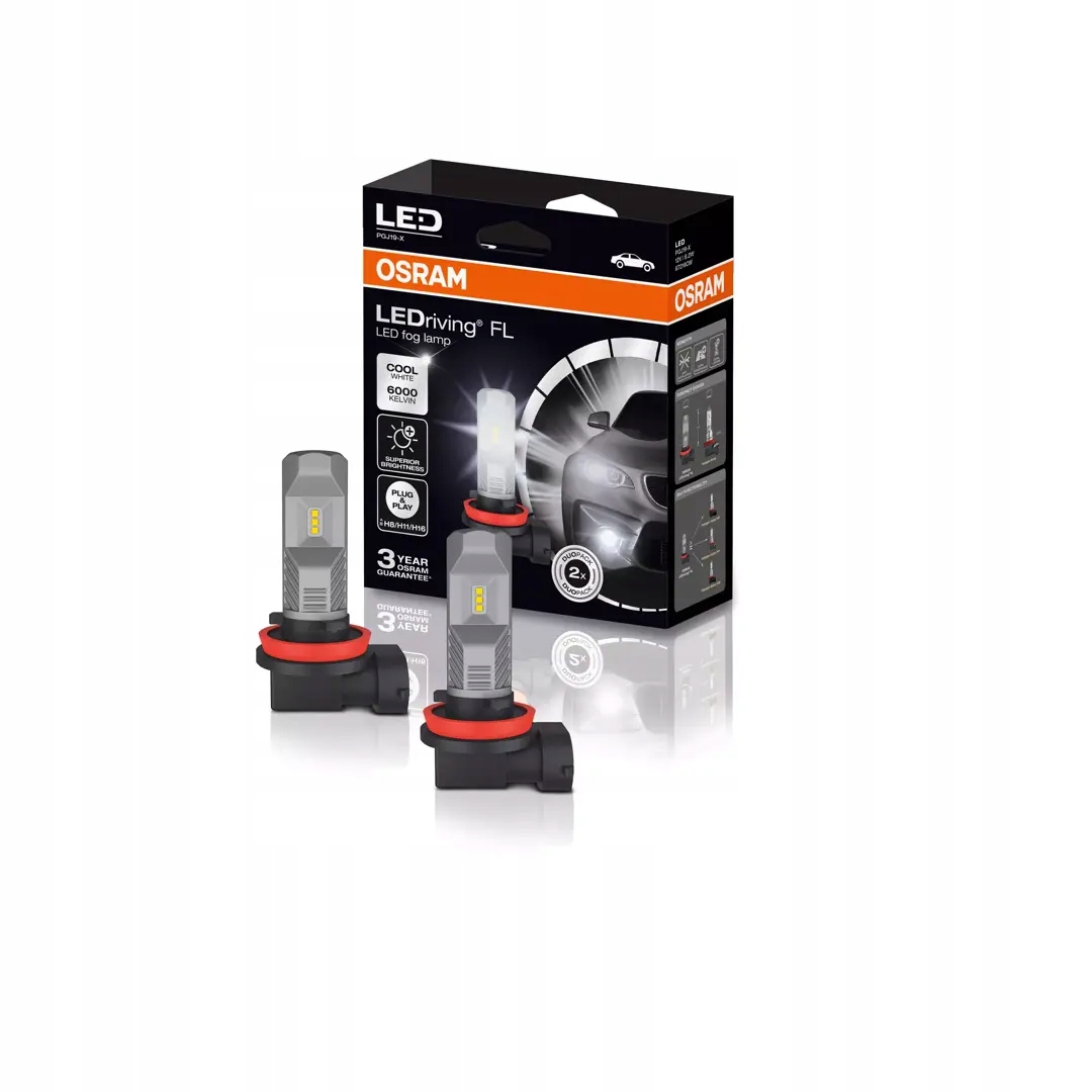Osram Led žiarovky Samochdowoe Fl H8/H11/H16 Epack