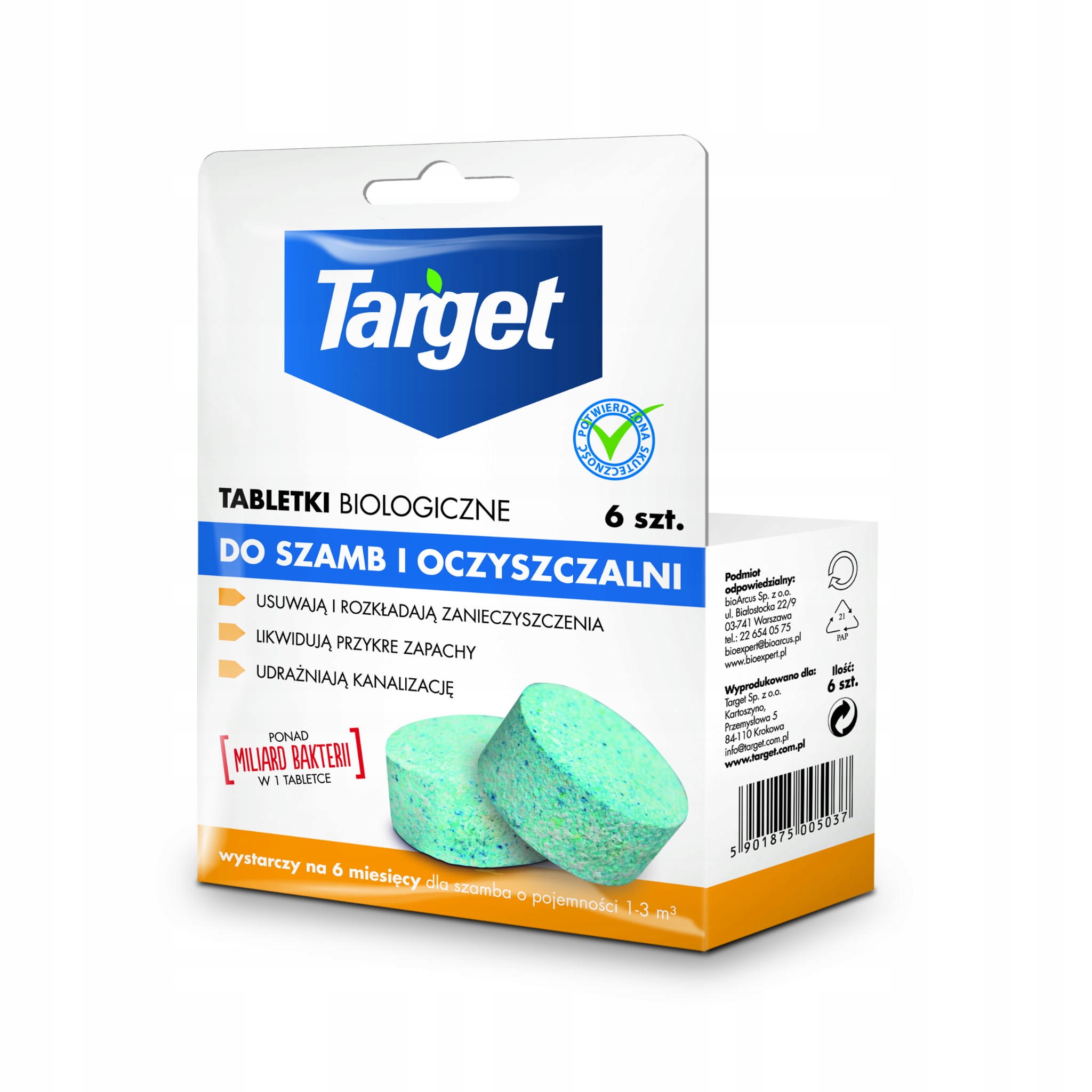 

Tabletki do szamba latryn Blokada Zapachu Target