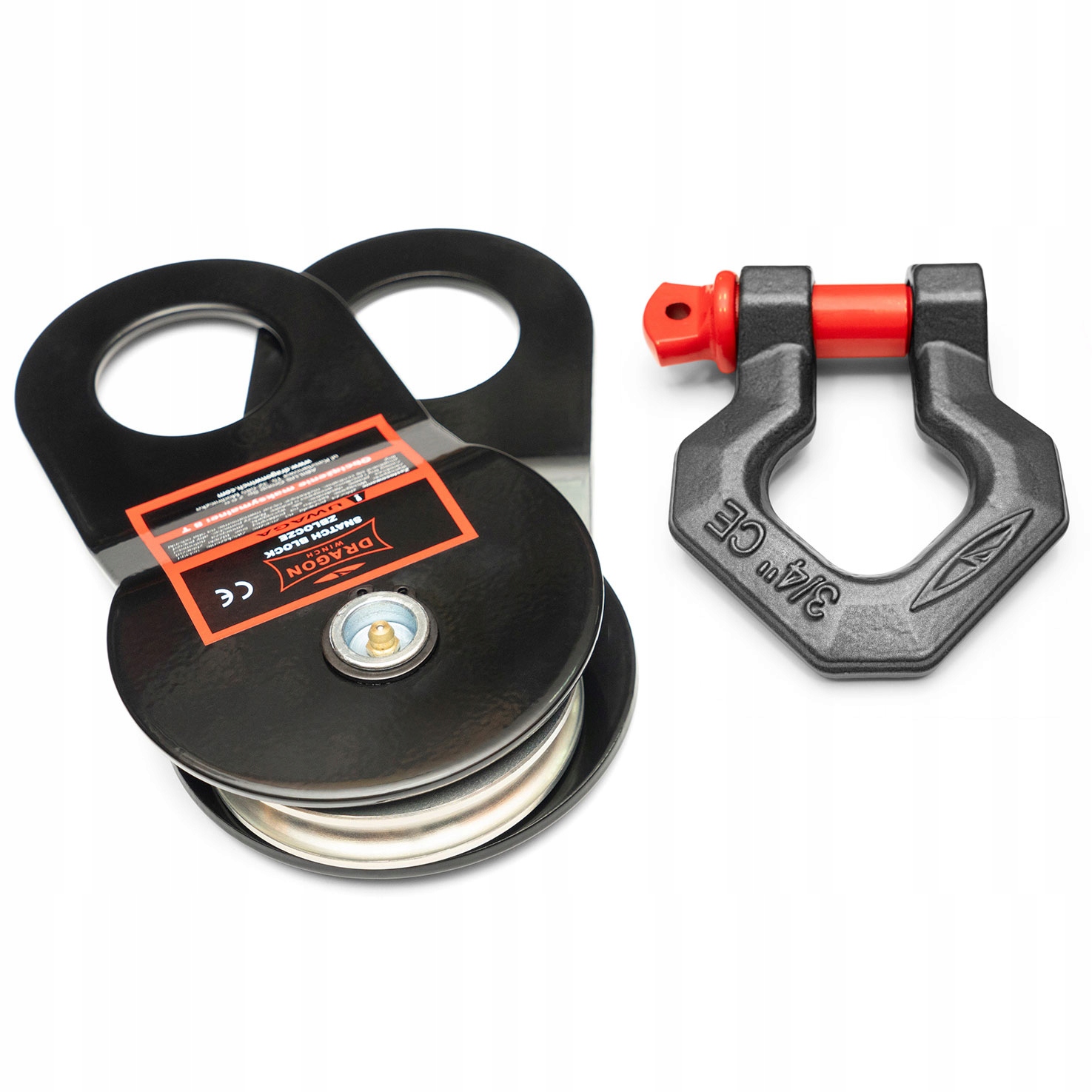 8T Zblocze Linowe Do Liny Szekla 3/4 Wyciągarki Wielokrązek bloczek rolka