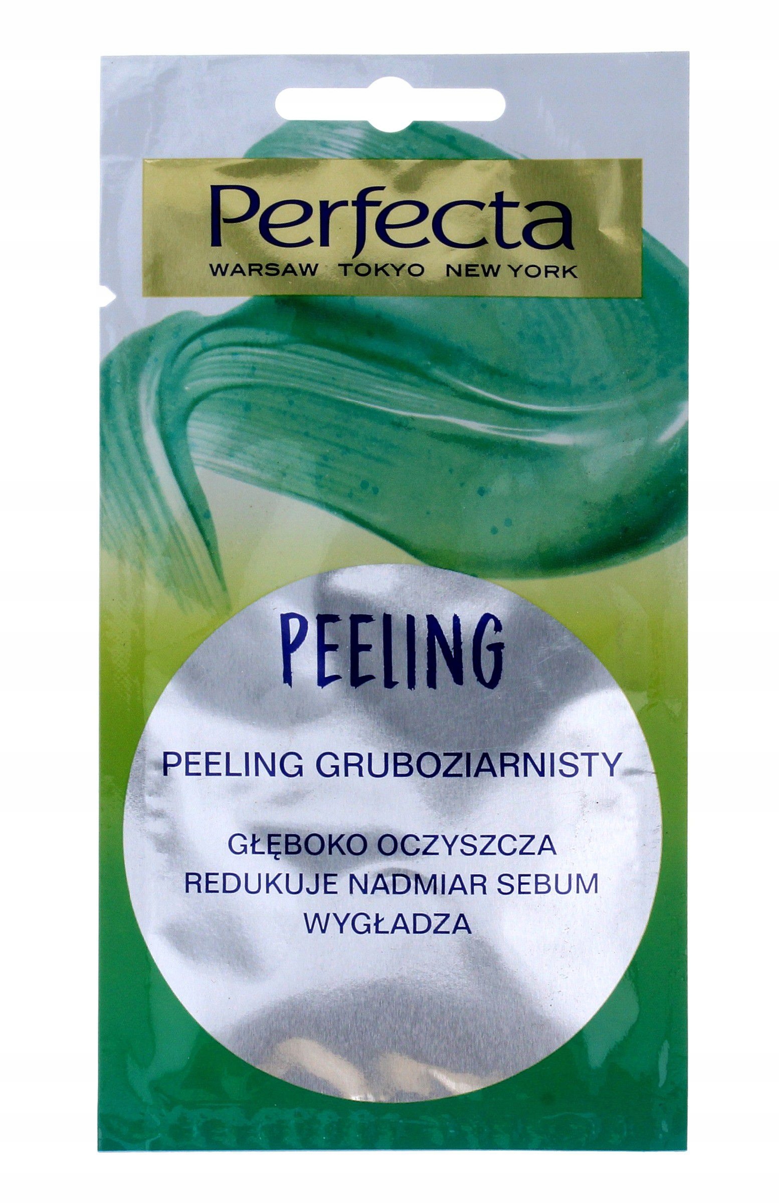 PERFECTA PEELING GRUBOZIARNISTY - CERA NORMALNA,MIESZANA I TŁUSTA 8 ML (SAS