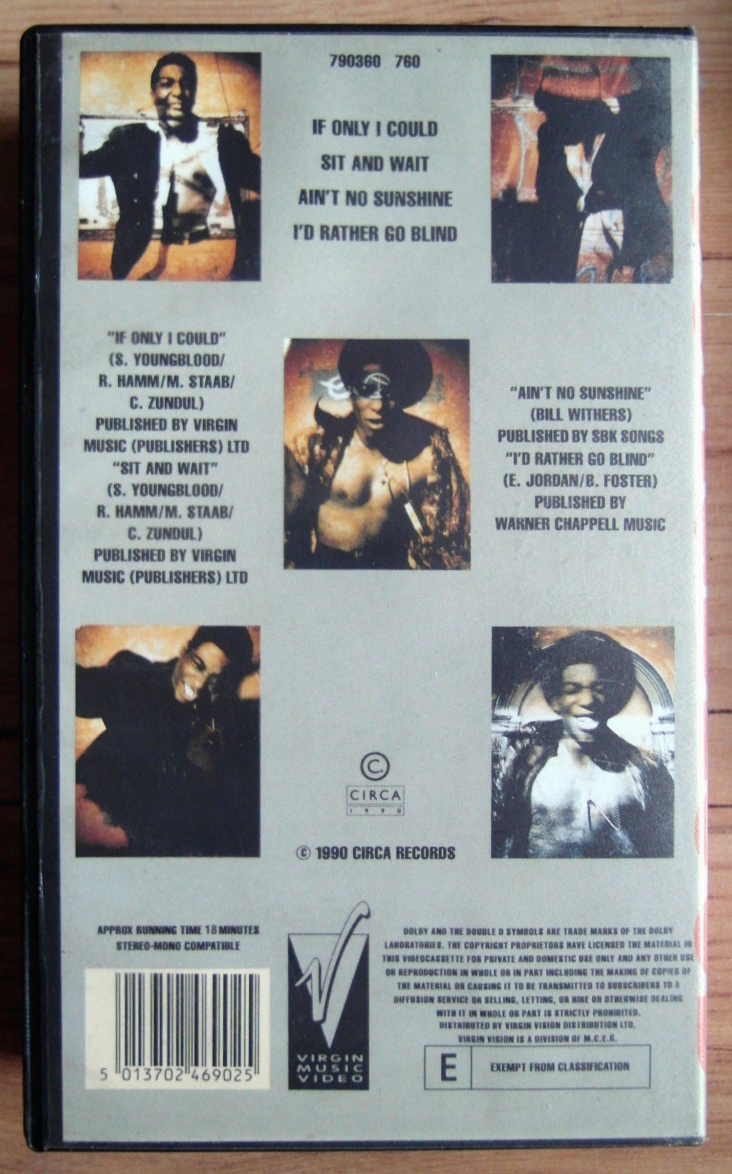 NOWA VHS Sydney Youngblood ~ The First Four Videos Rok wydania 1988