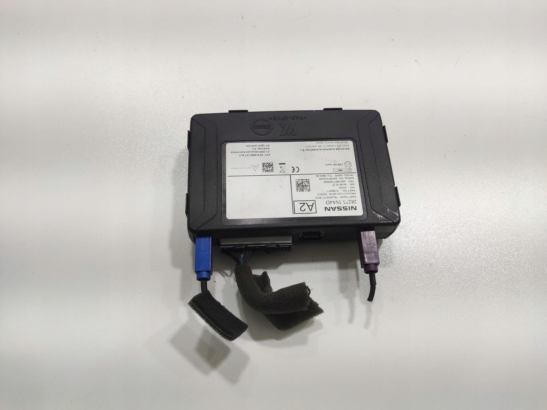 module control unit BLUETOOTH NISSAN E-NV200 2014-2021 28275-5SA4D