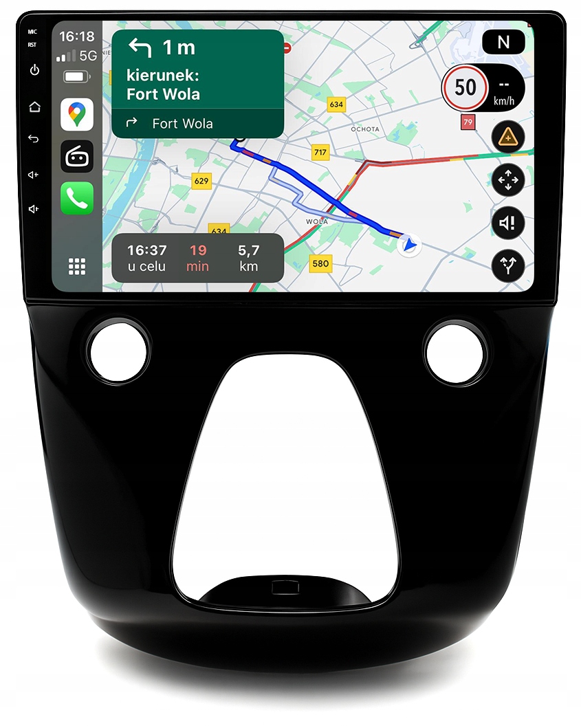 Toyota Aygo Citroen C1 Peugeot 108 Rádio Navigace Pro Android 8GB/128GB Dsp