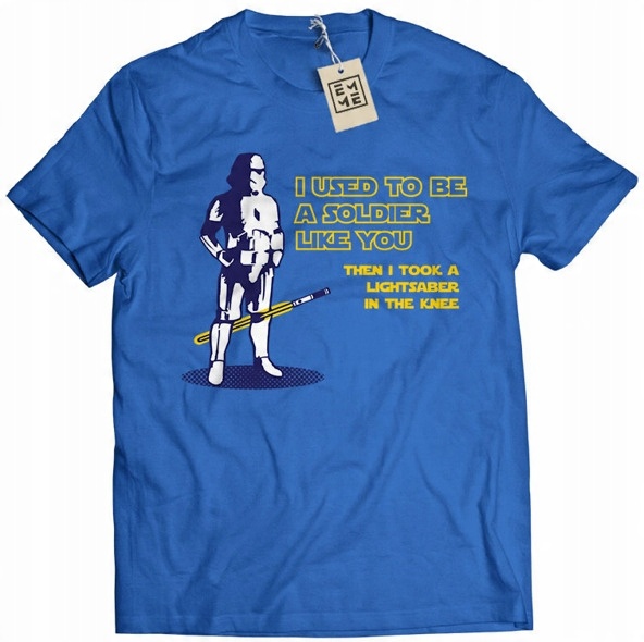 

Koszulka Lightsaber In The Knee Star Wars S