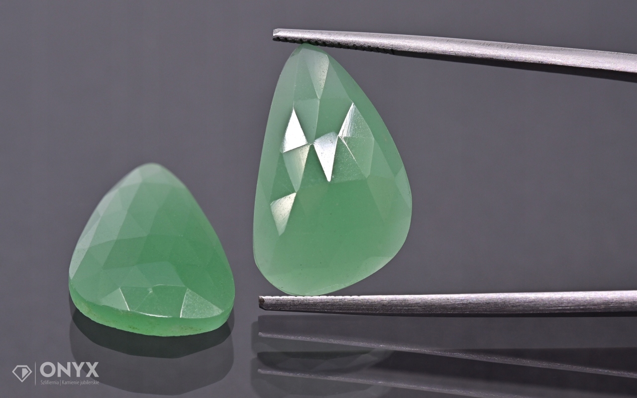 Serpentinit fasetovaná rozeta Para nepravidelná 20