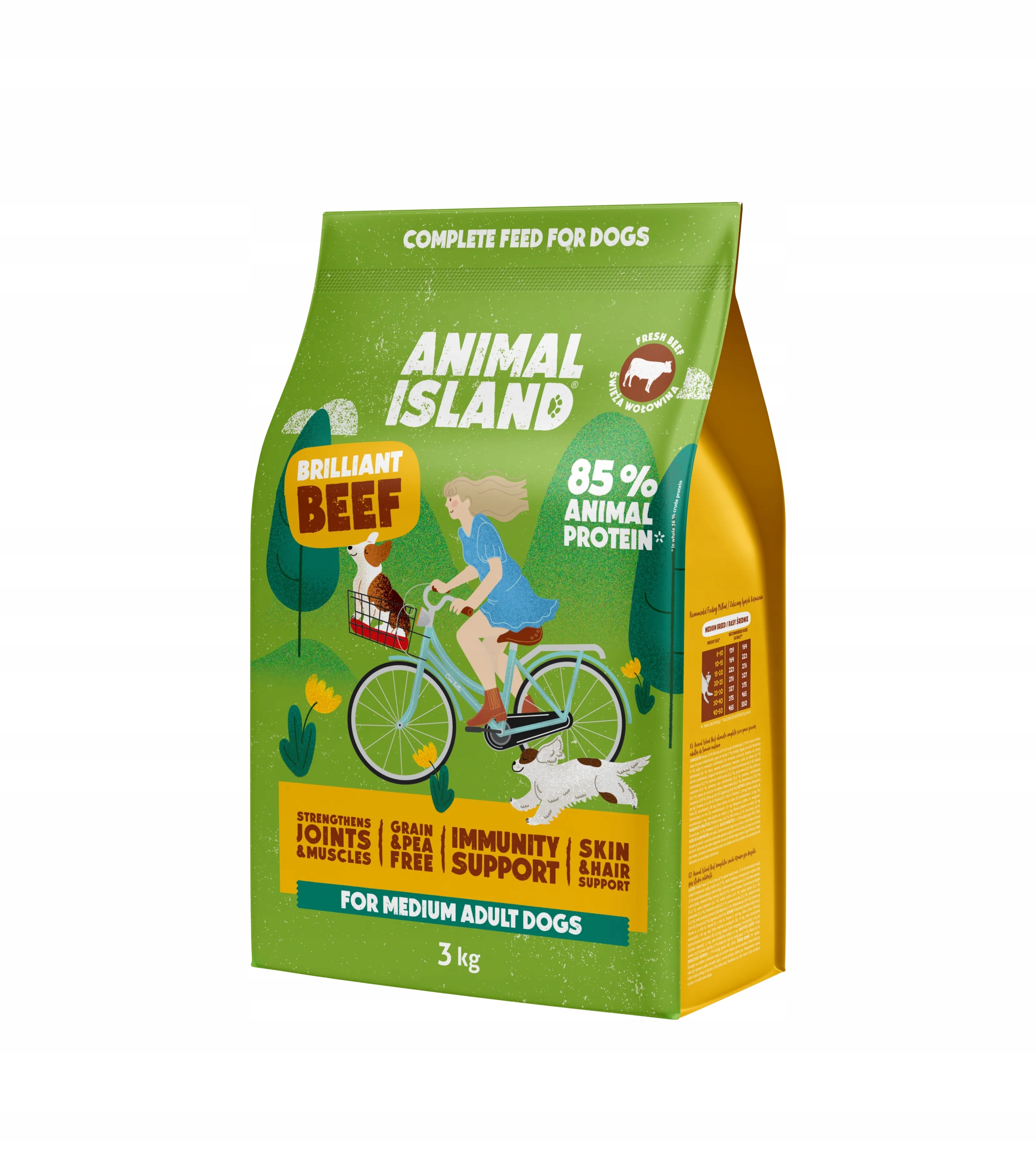 Levně Animal Island Brilliant Beef Suché krmivo pro psa Hovězí maso 3 kg
