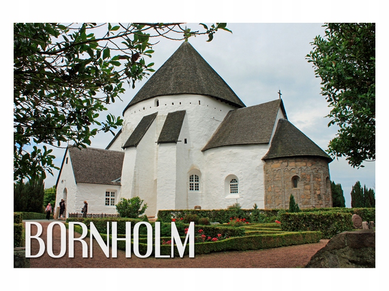 

Dania Bornholm Kościół Magnes na lodówkę