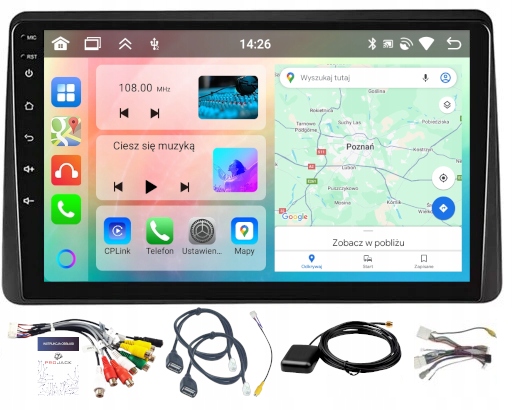 Gps Navigace Pro Android Dacia Duster 2019-2023 Carplay Wifi 4GB 64GB