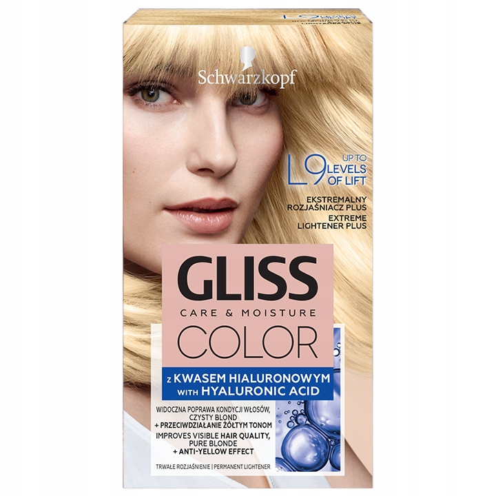 Gliss Color Farba włosy L9 Ekstremalny rozjaśniacz