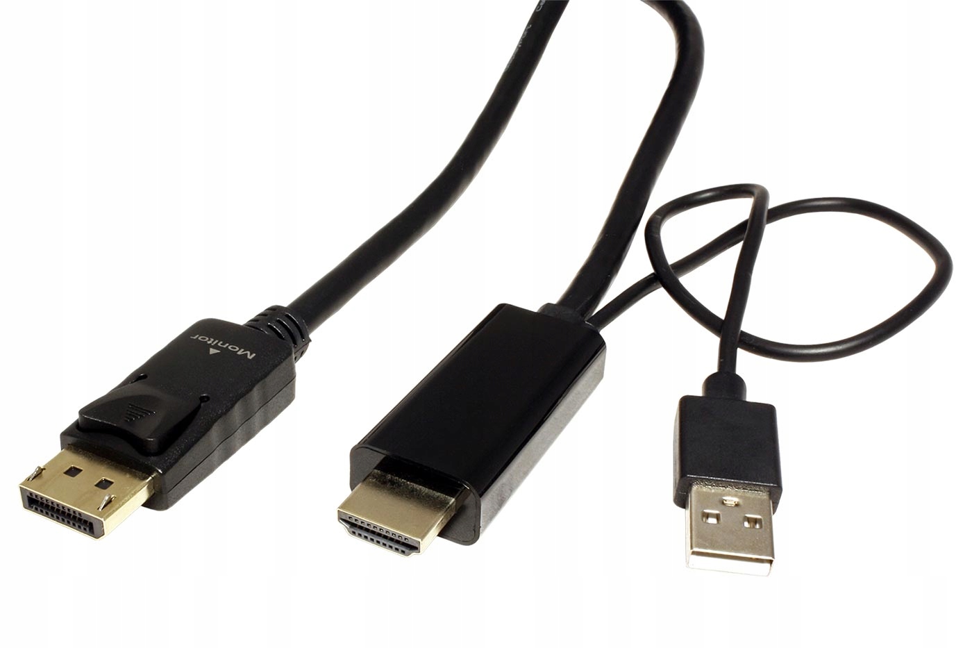 Roline Hdmi -> DisplayPort kabel, Hdmi A(m) -> Dp(m), 4K@60Hz, 3m