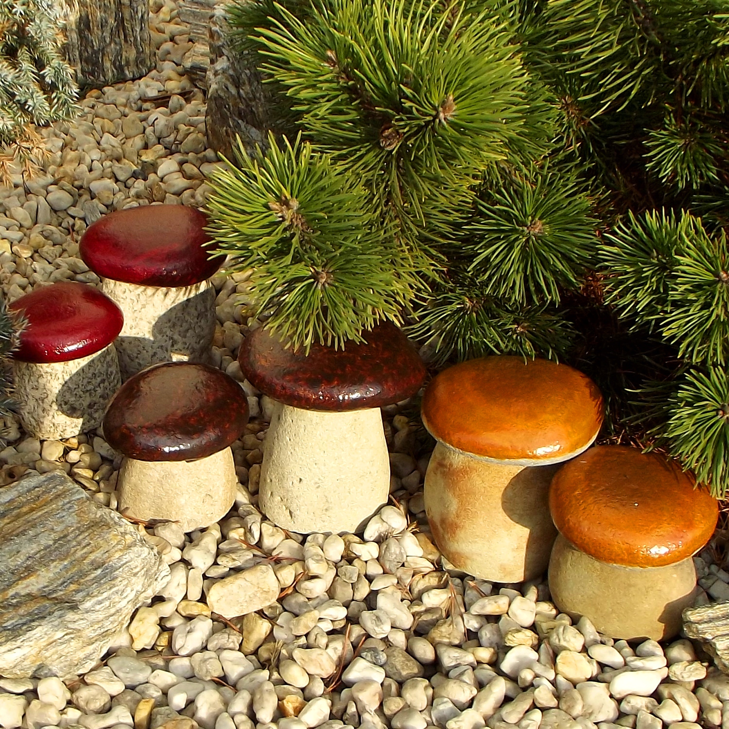 ozdoba do ogrodu grzybki zestaw 6szt ładny prezent Producent inna