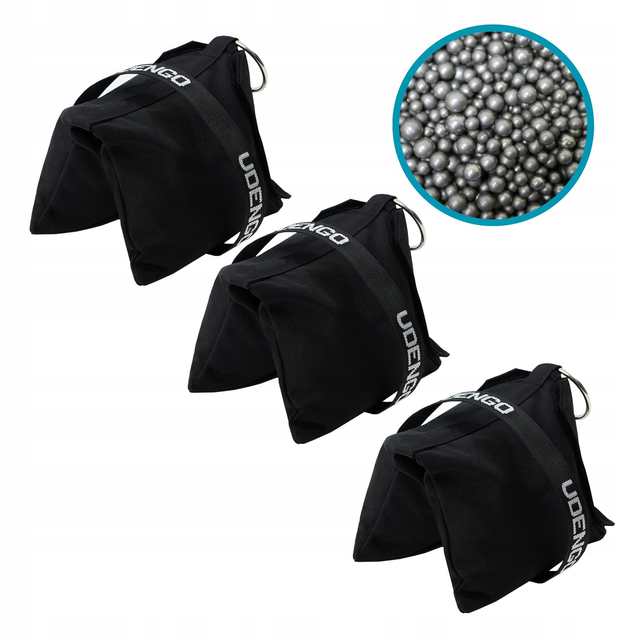 3x Steel Shot Bag 10 kg – balastní vak