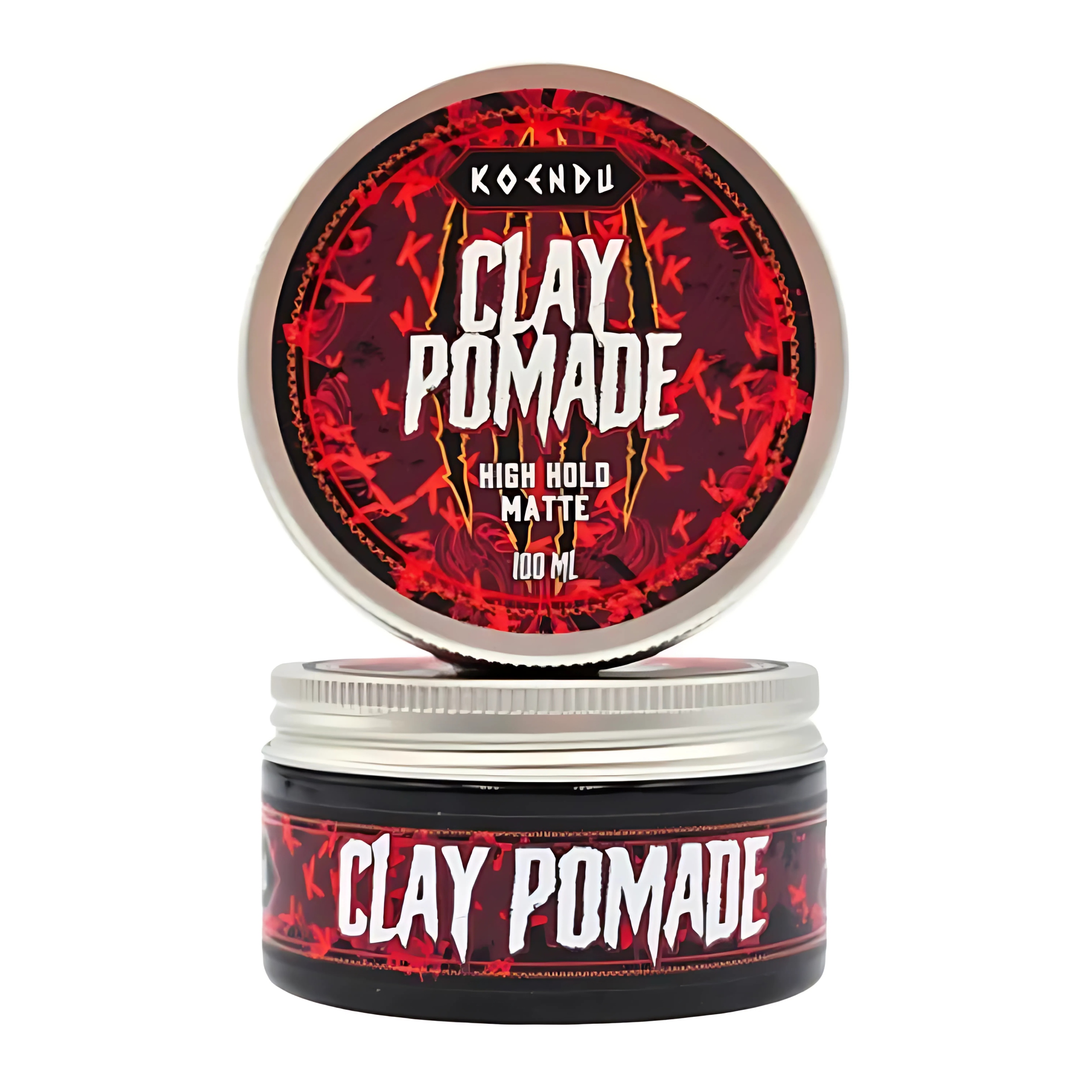 Koendu Clay Pomade Matowa Glinka Do Stylizacji Włosów, Mocny Chwyt 100ml