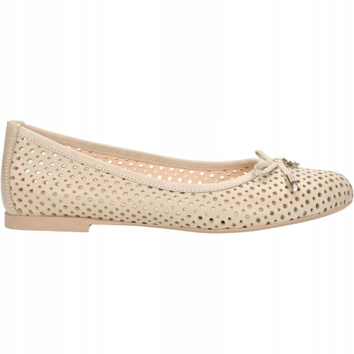 

Buty Wojas Baleriny damskie skóra beżowe r. 40
