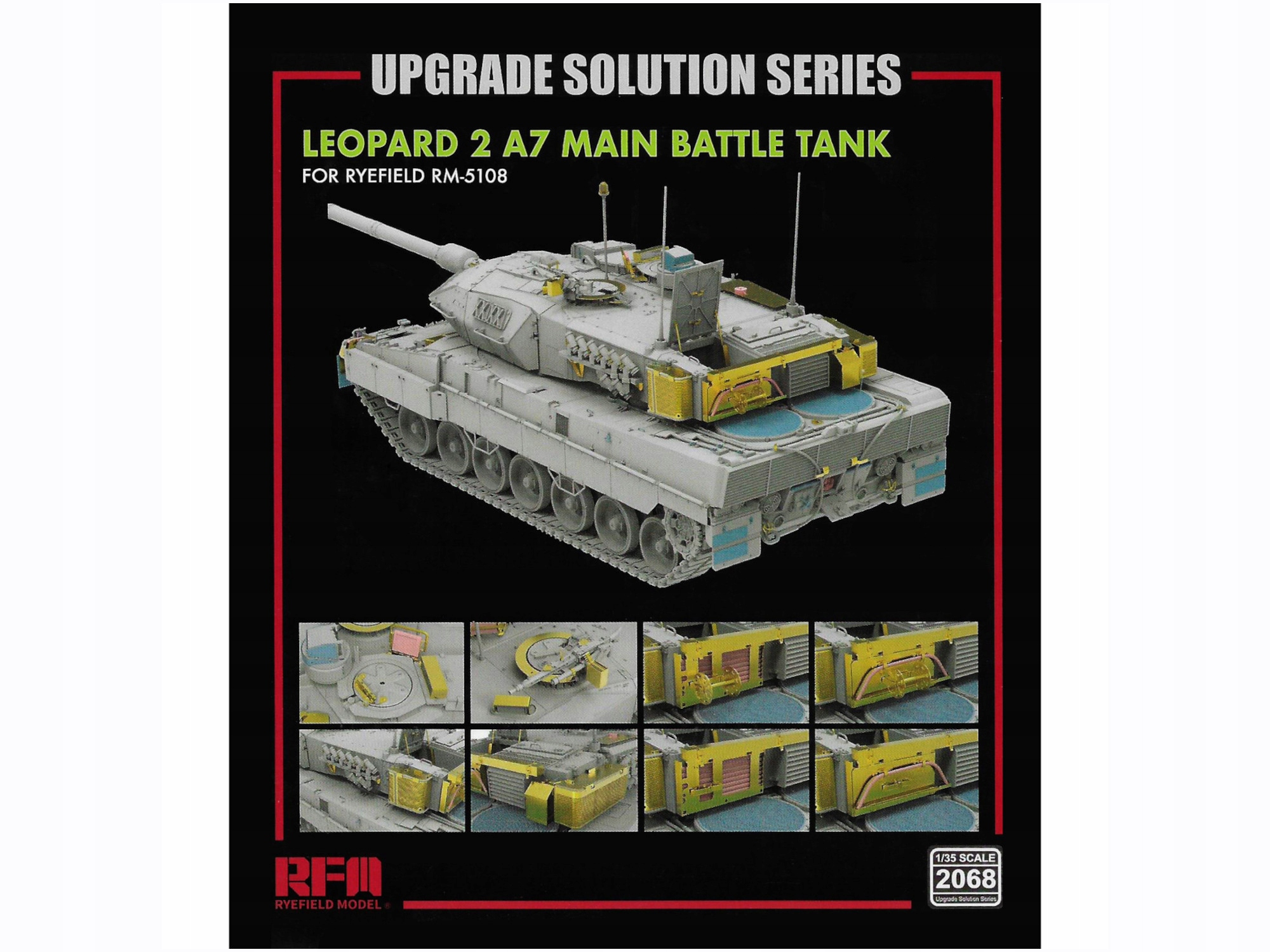 Sada vylepšení Upgrade set pro RM-5108 Leopard 2A7 RM-2068 Rfm