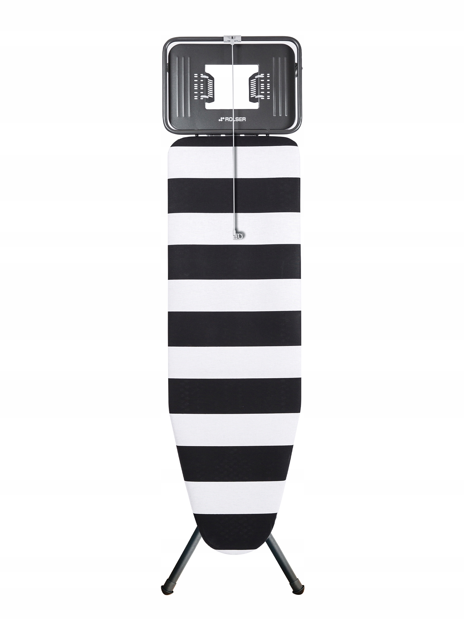 Levně Rolser K-tres žehlicí prkno Černobílá s proužky