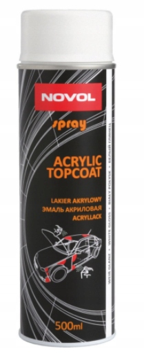 

Novol Topcoat Lakier Akrylowy Biały Połysk Spray