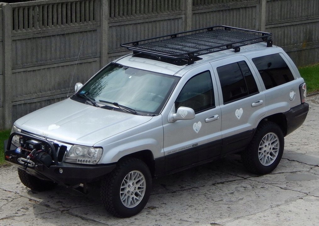 BAGAŻNIK DACHOWY JEEP Grand Cherokee WJ Z SIATKĄ