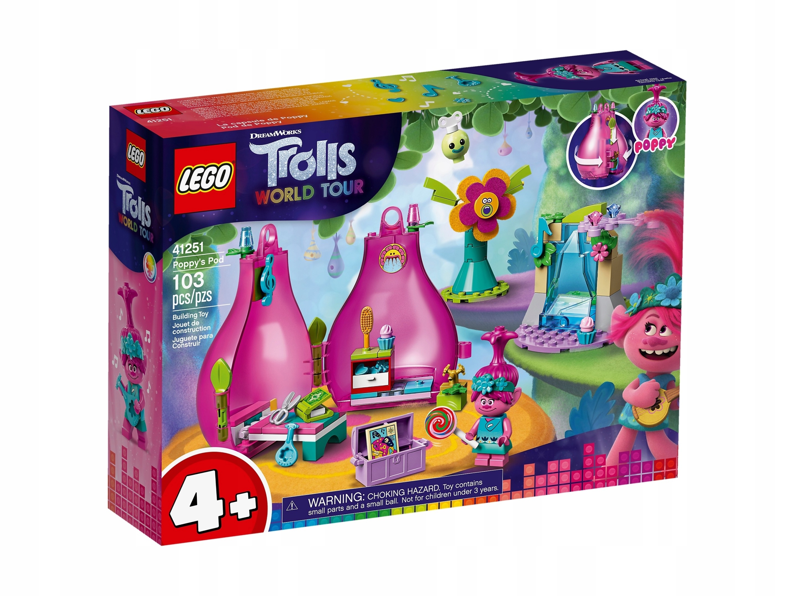 LEGO Trolls - 41251 Owocowy domek Poppy - Nowe
