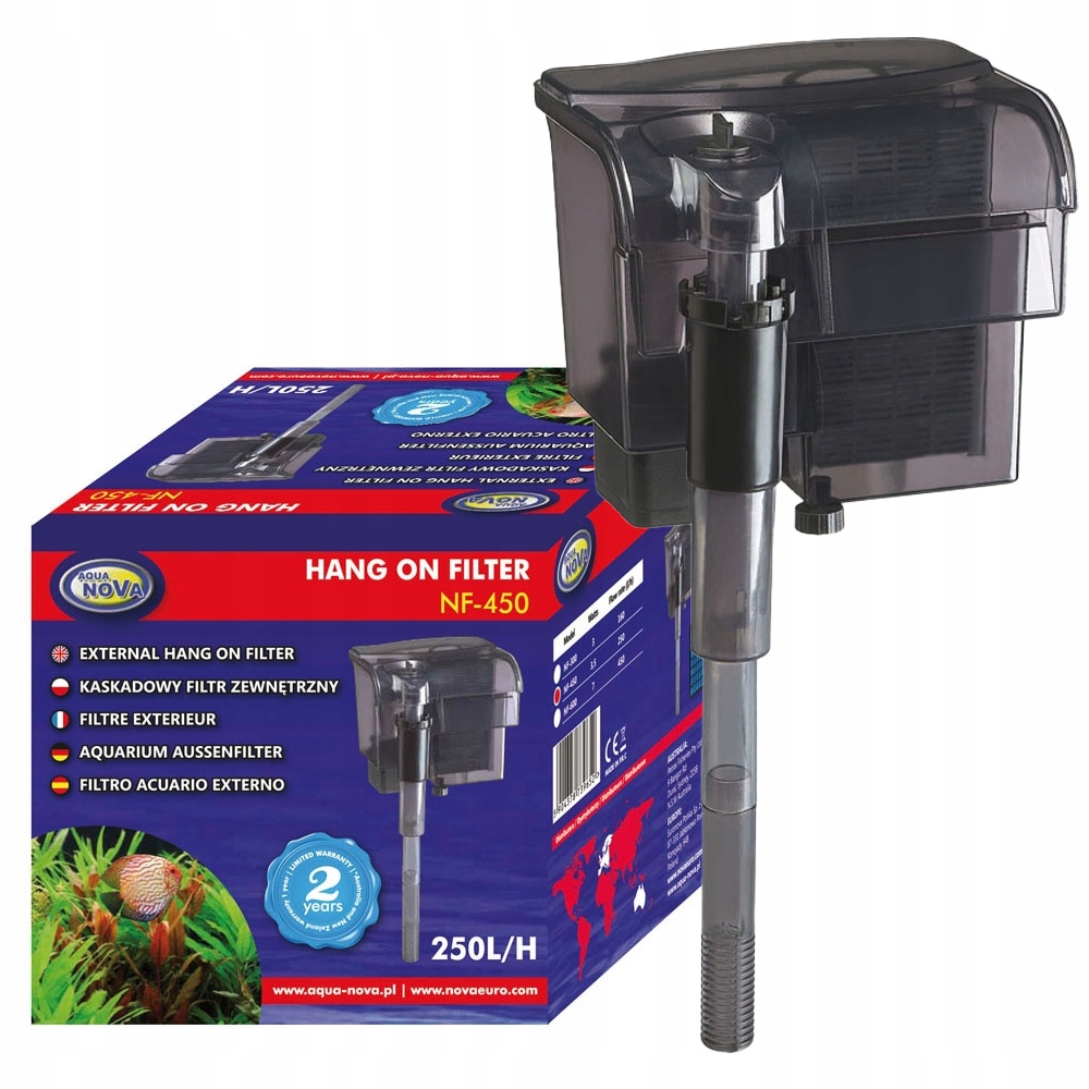 Levně Aqua Nova Kaskadový Filtr NF-450 Skimmer do 100L