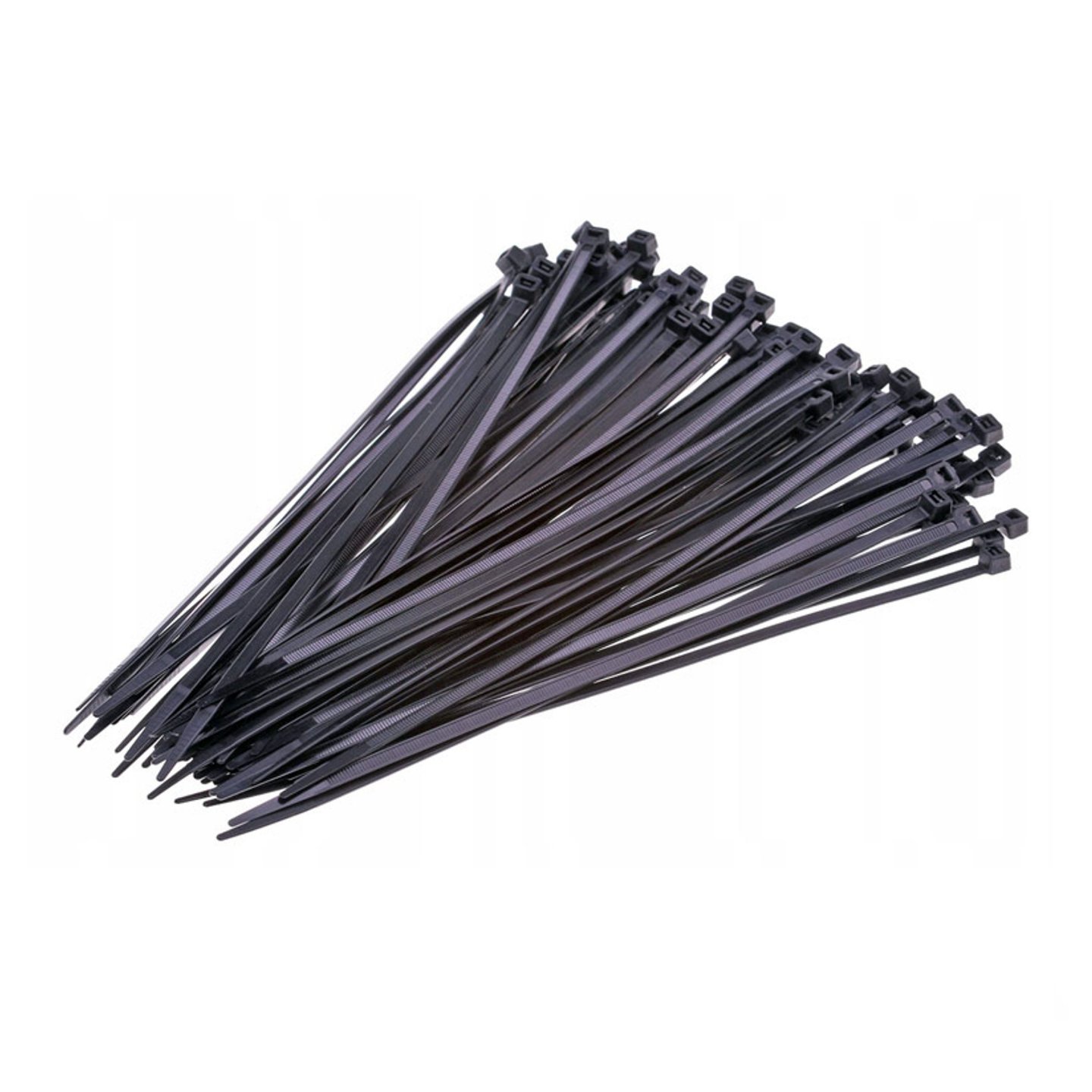 OPASKI ZACISKOWE(TRYTKI) 100X2,5MM CZARNE(100S