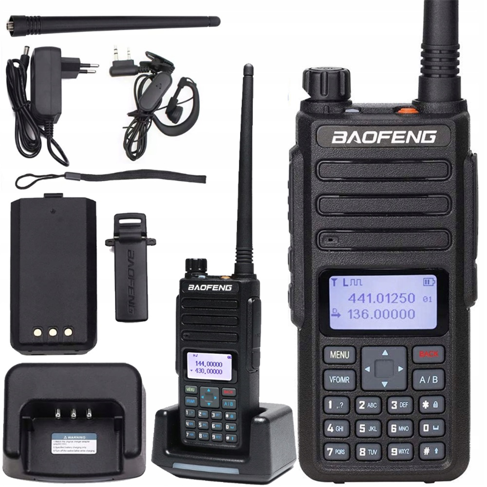 Vysílačka vysílačka Baofeng BF-H6 10W 2200 mAh – Výkon, Skener, PMR446