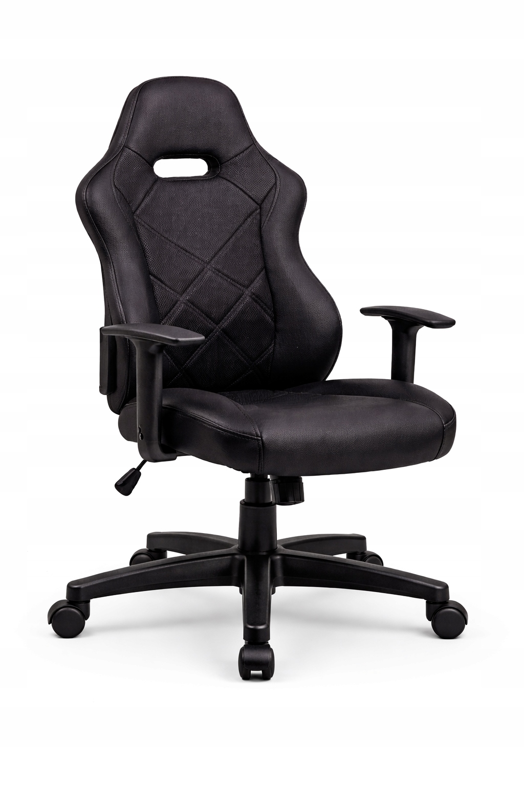 Fotel gamingowy Astro – czarny, regulowany, obrotowy, do 110 kg