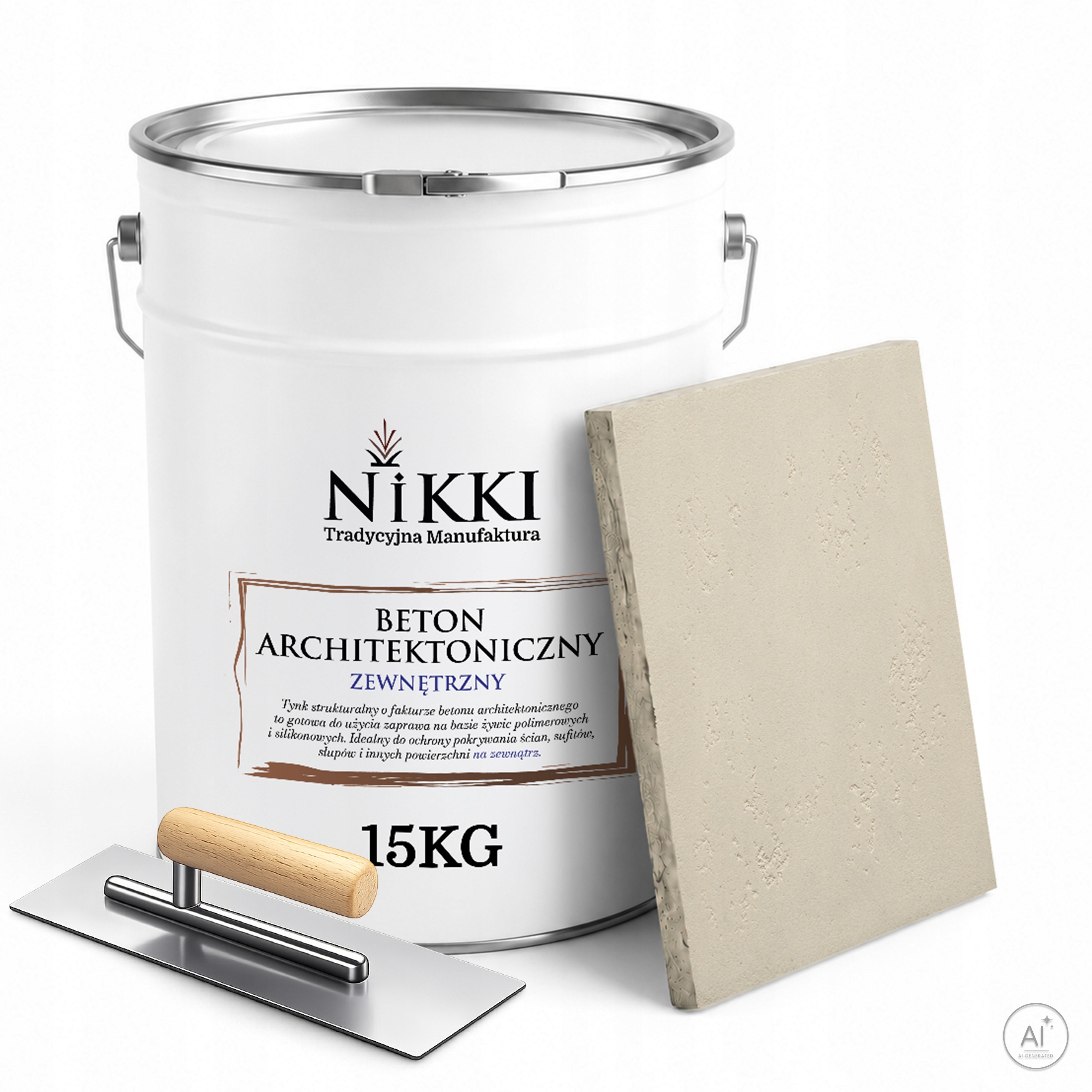 Architektonický beton Dekorativní Venkovní 10m2 15kg Béžová Světlá Paca