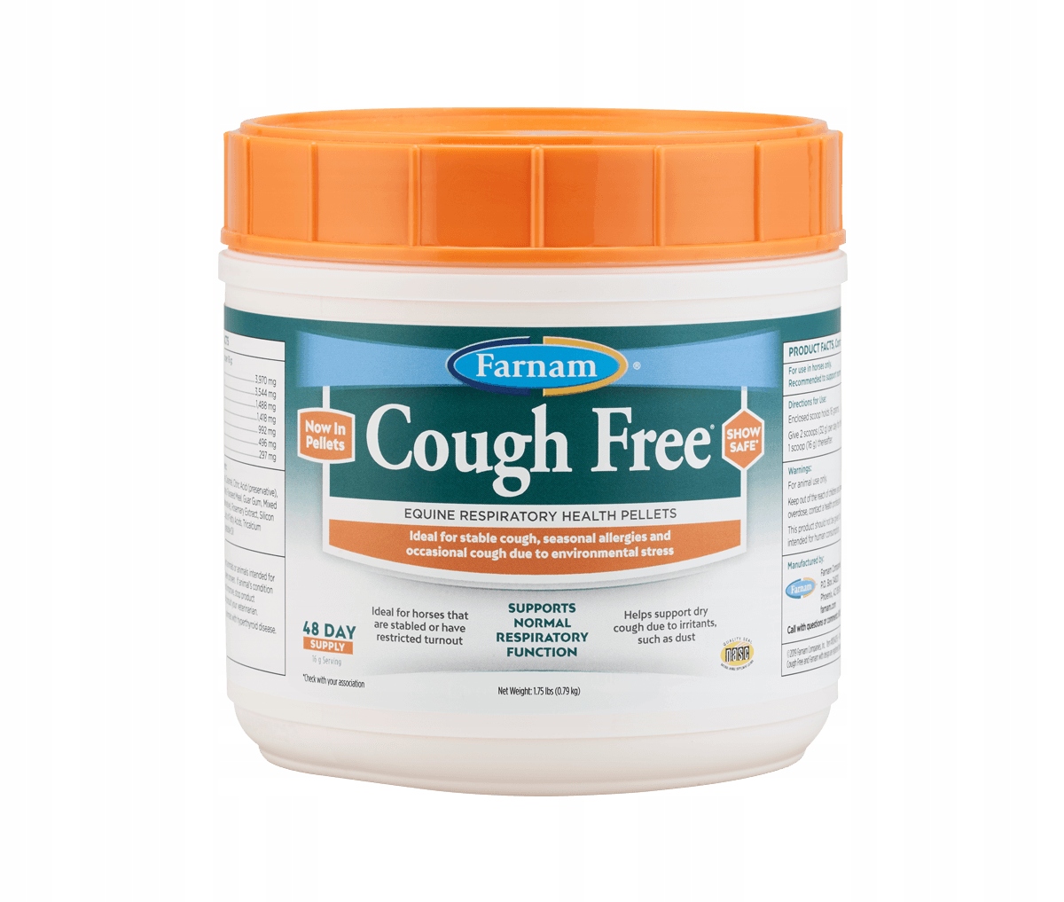Farnam Cough Free – suplement oddechowy dla koni horse 792g