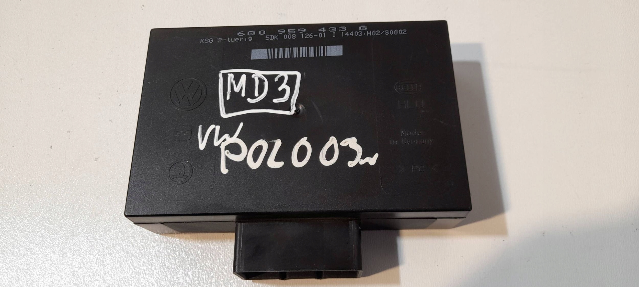 Volkswagen Polo module / control unit komfortu 6Q0959433G (MD3)