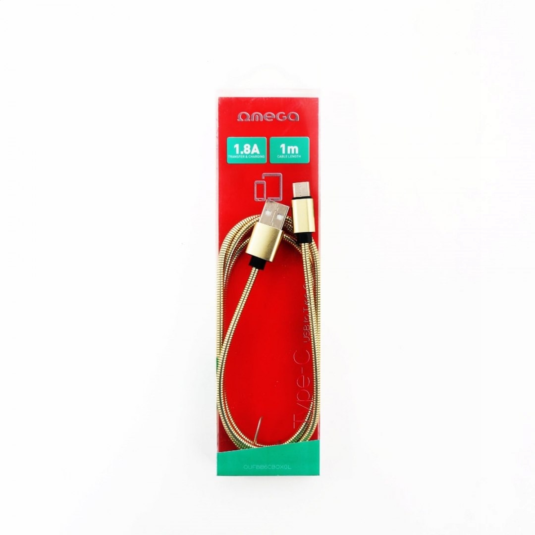 

Kabel Metal To Usb 1.8A 1M Gold