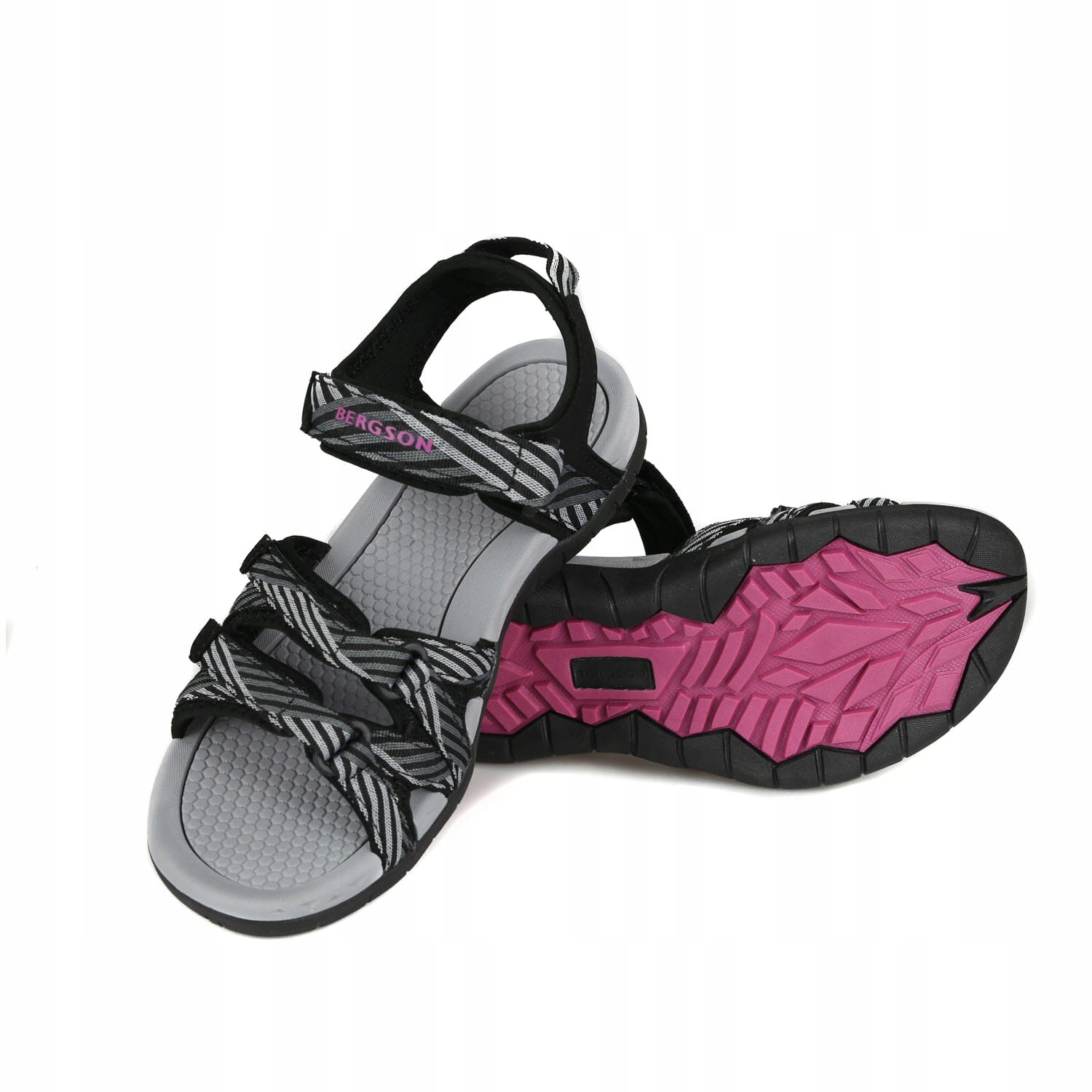 Dámské Trekingové Sandály Bergson Atbara Black/Grey velikost 39