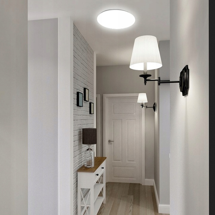LAMPA DO ŁAZIENKI PLAFON NATYNKOWY LED 12W IP44 Styl nowoczesny