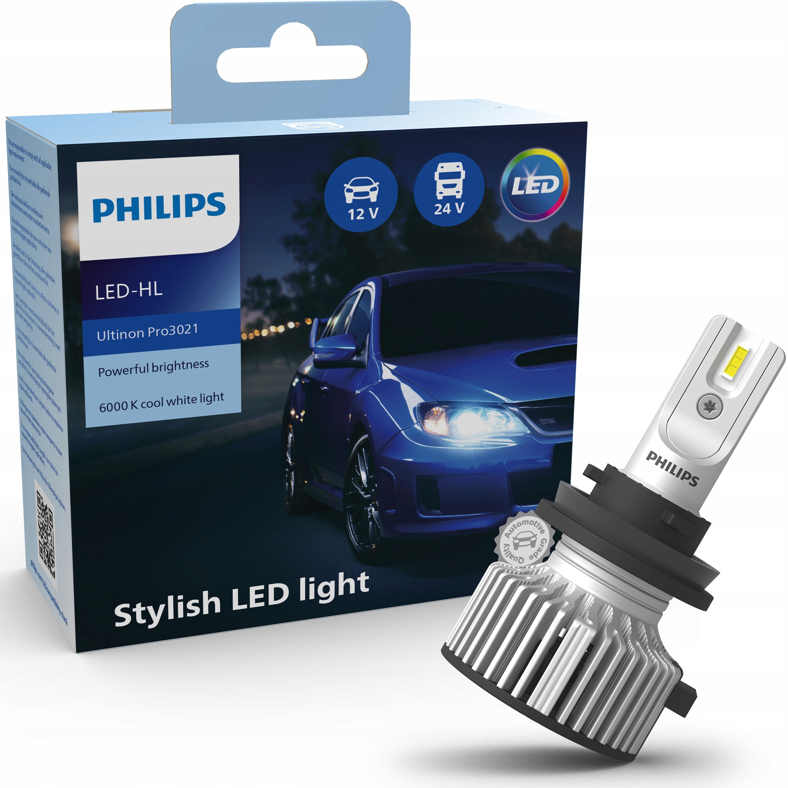 Philips Led hmlové žiarovky H8/H11/H16 Pro
