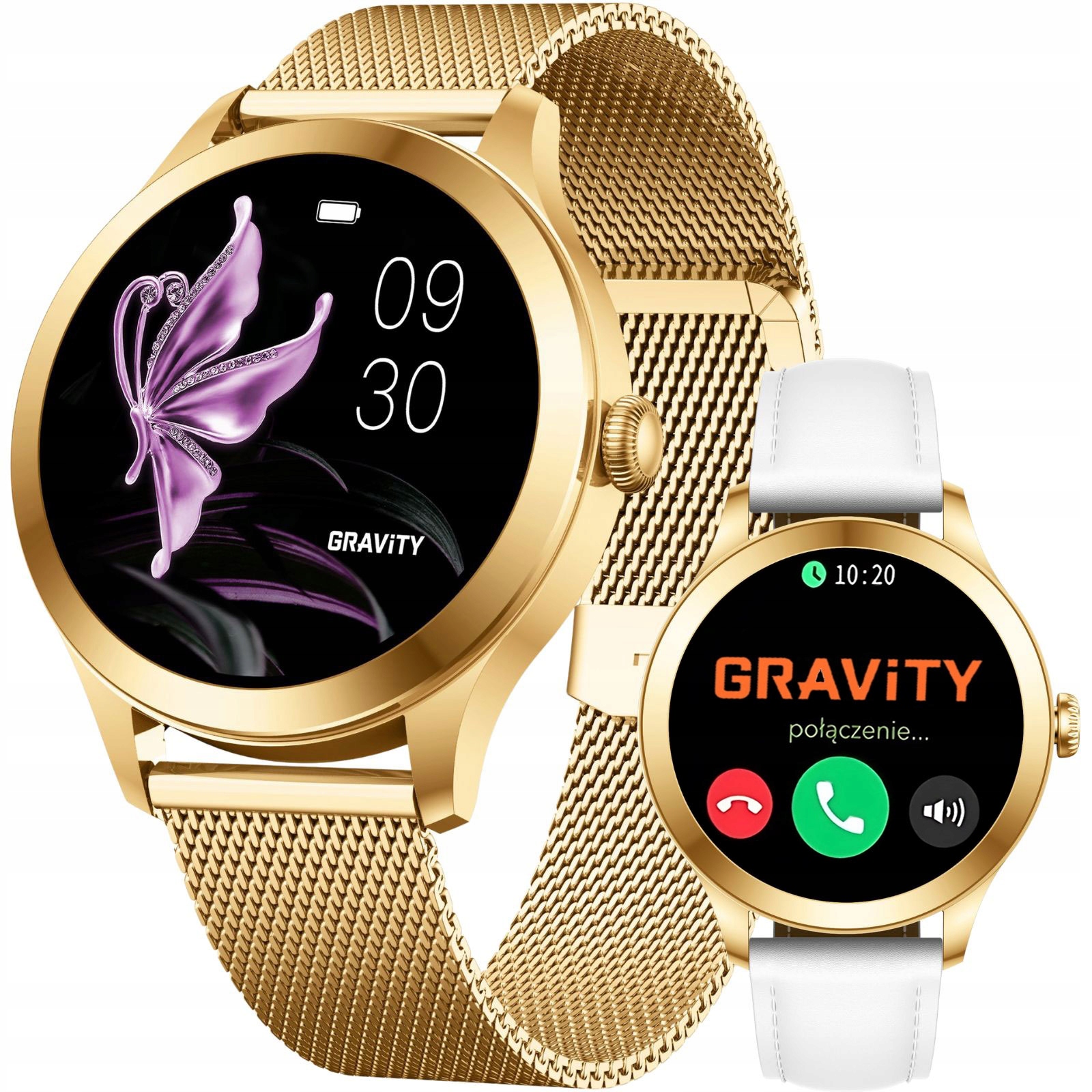 Dámské hodinky Chytré Hodinky Rozhovory Oznámení Puls Kroky Amoled AlwaysON