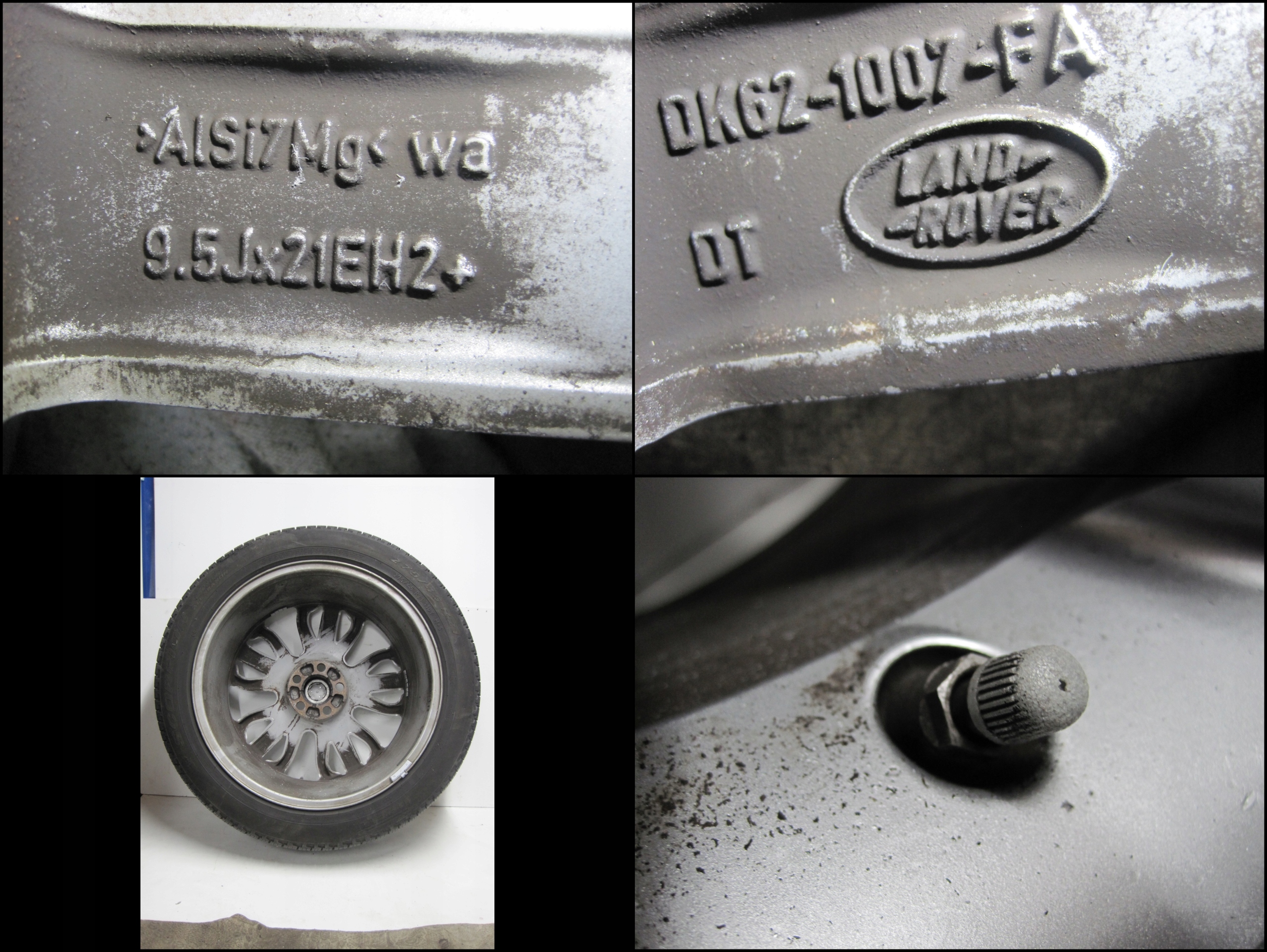 wheels discs tyres RANGE ROVER SPORT R21 M+S 20r