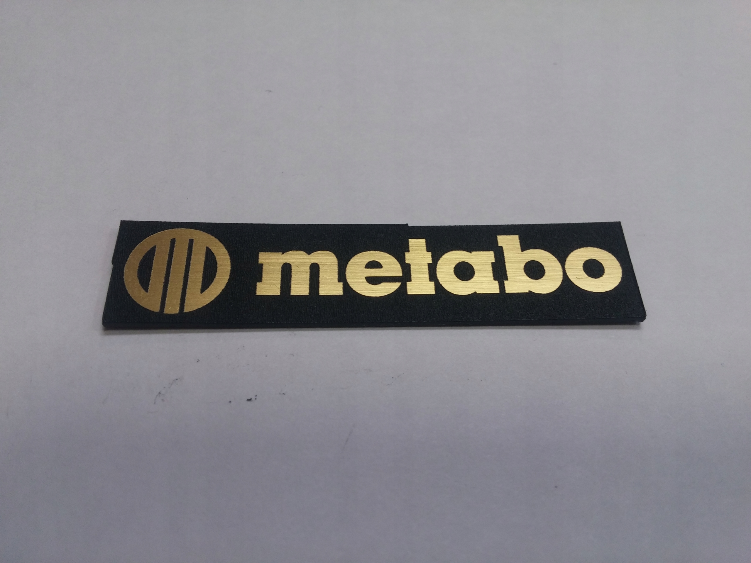 

Metabo naklejka emblemat 112 x 26 mm * Złota