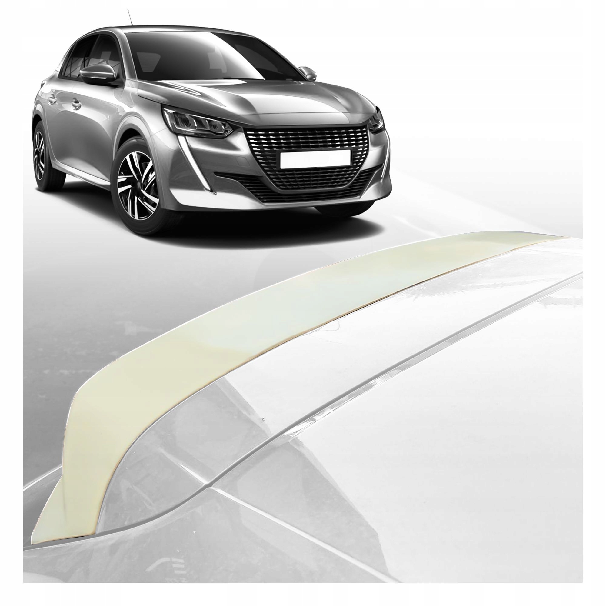 Střešní spoilerová clona pro Peugeot 208 II 2019- Hatchback