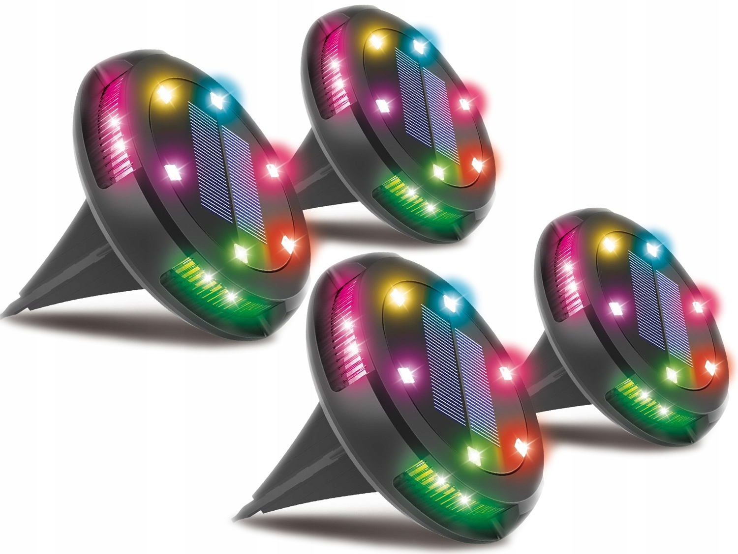 

Lampki Solarne do Ogrodu Balkon Najazdowe Led Rgb