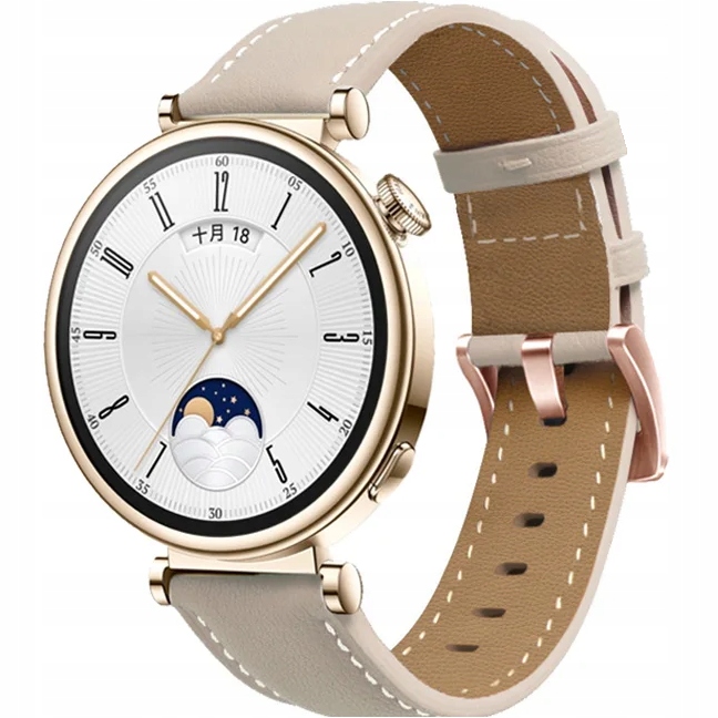 PASEK SKÓRZANY OPASKA DO HUAWEI WATCH GT 4 41MM CLASSIC ELITE