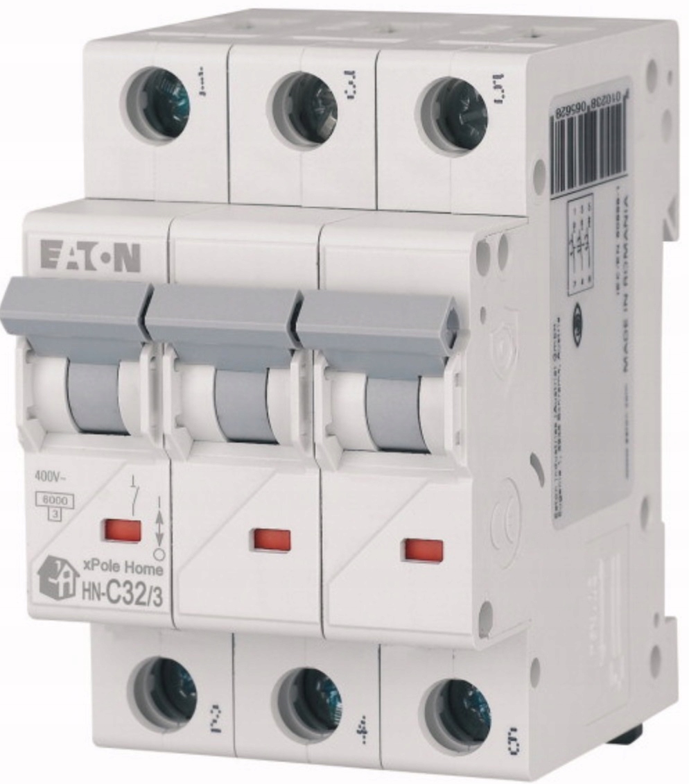 Eaton Nadproudový Vypínač C 32A 3 Pól HN-C32/3