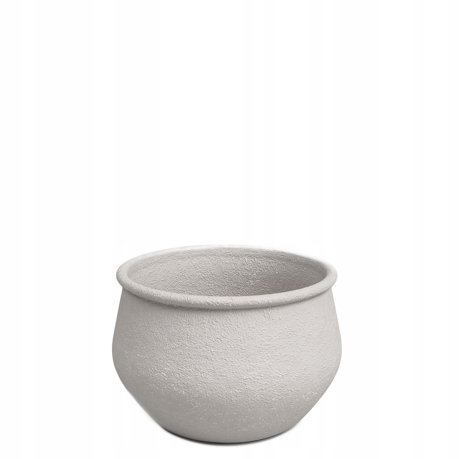 biała donica ceramiczna misa Artemis Bowl 21/20 cm okrągła stylowa osłonka
