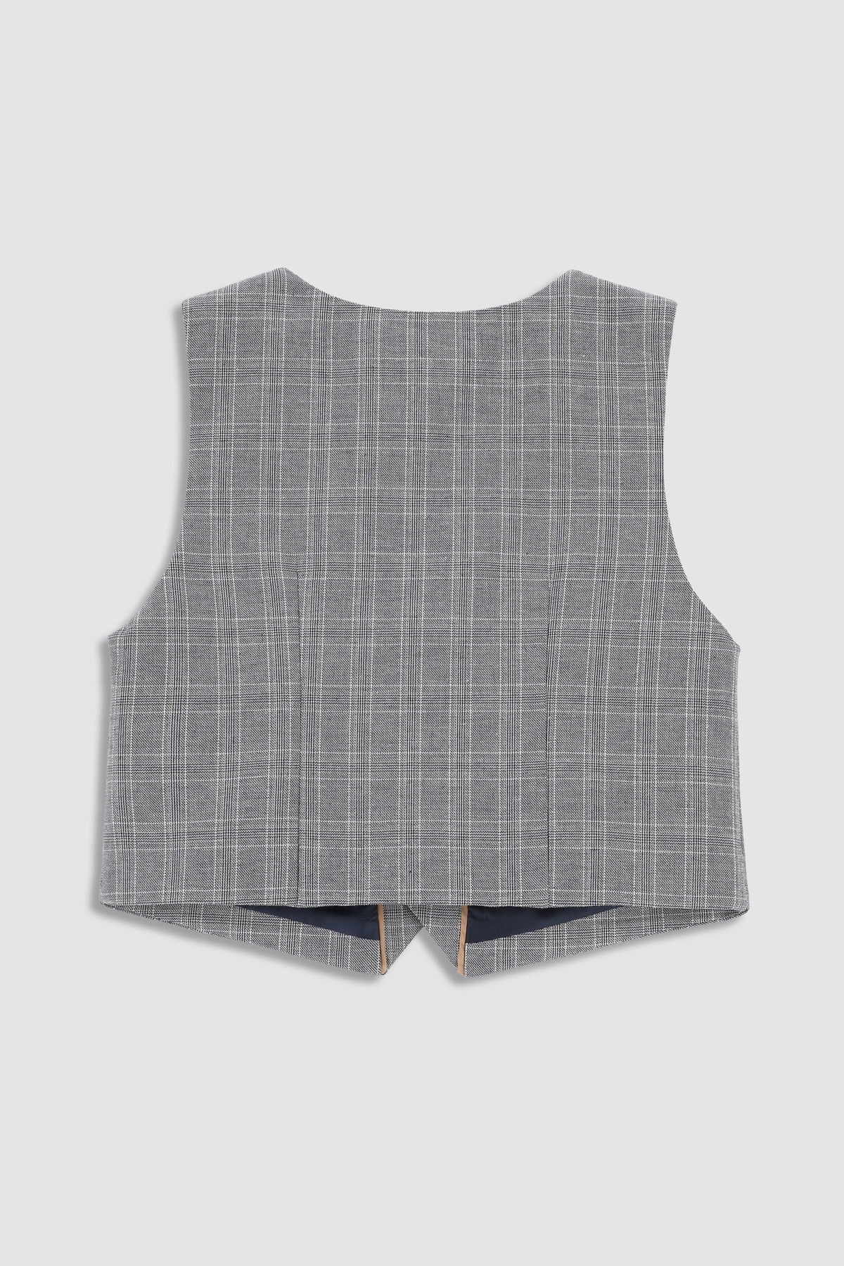 Chłopięca kamizelka w kratę 140 Coccodrillo Marka Coccodrillo