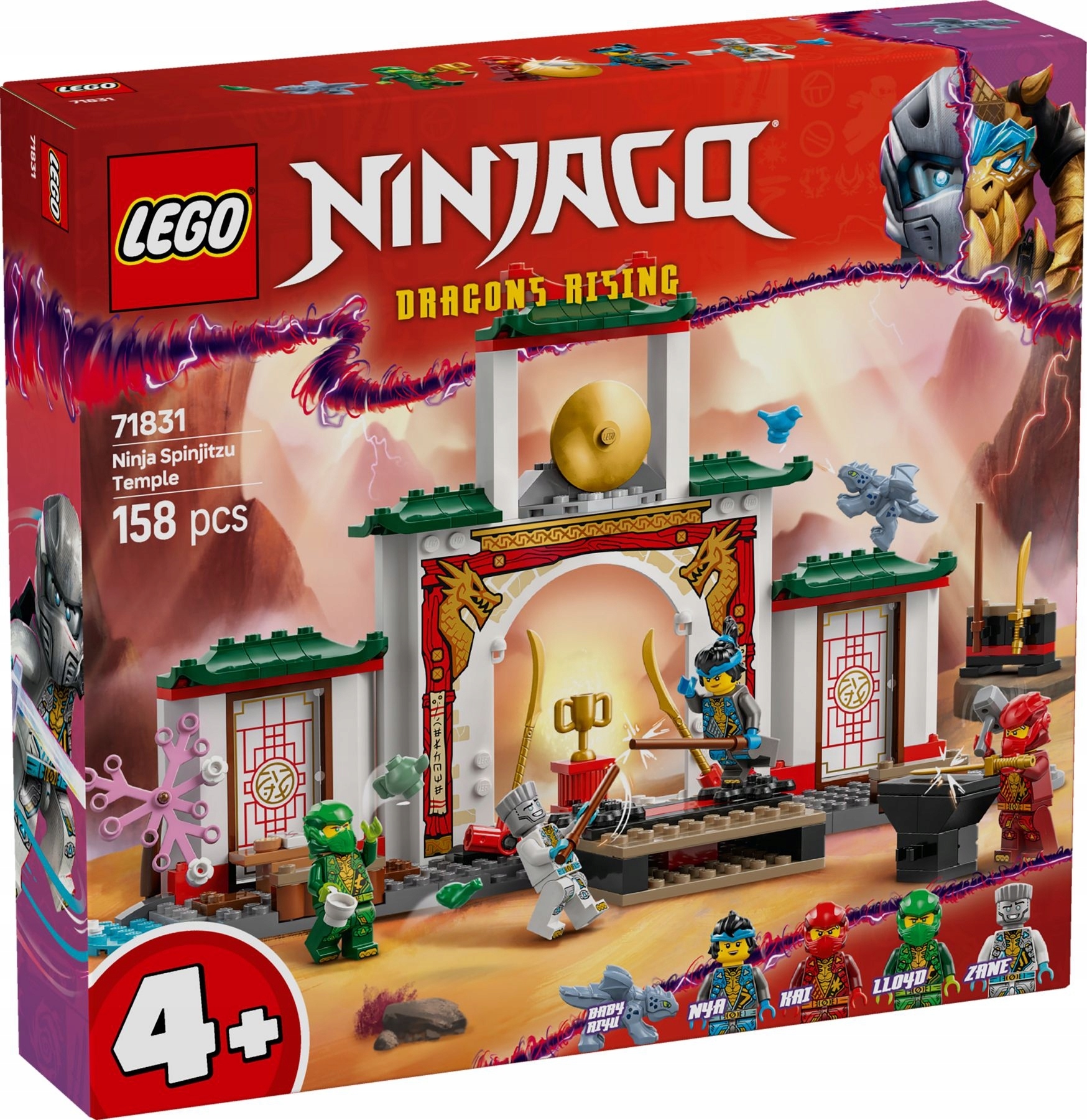 Lego Ninjago Chrám Spinjitzu ninja