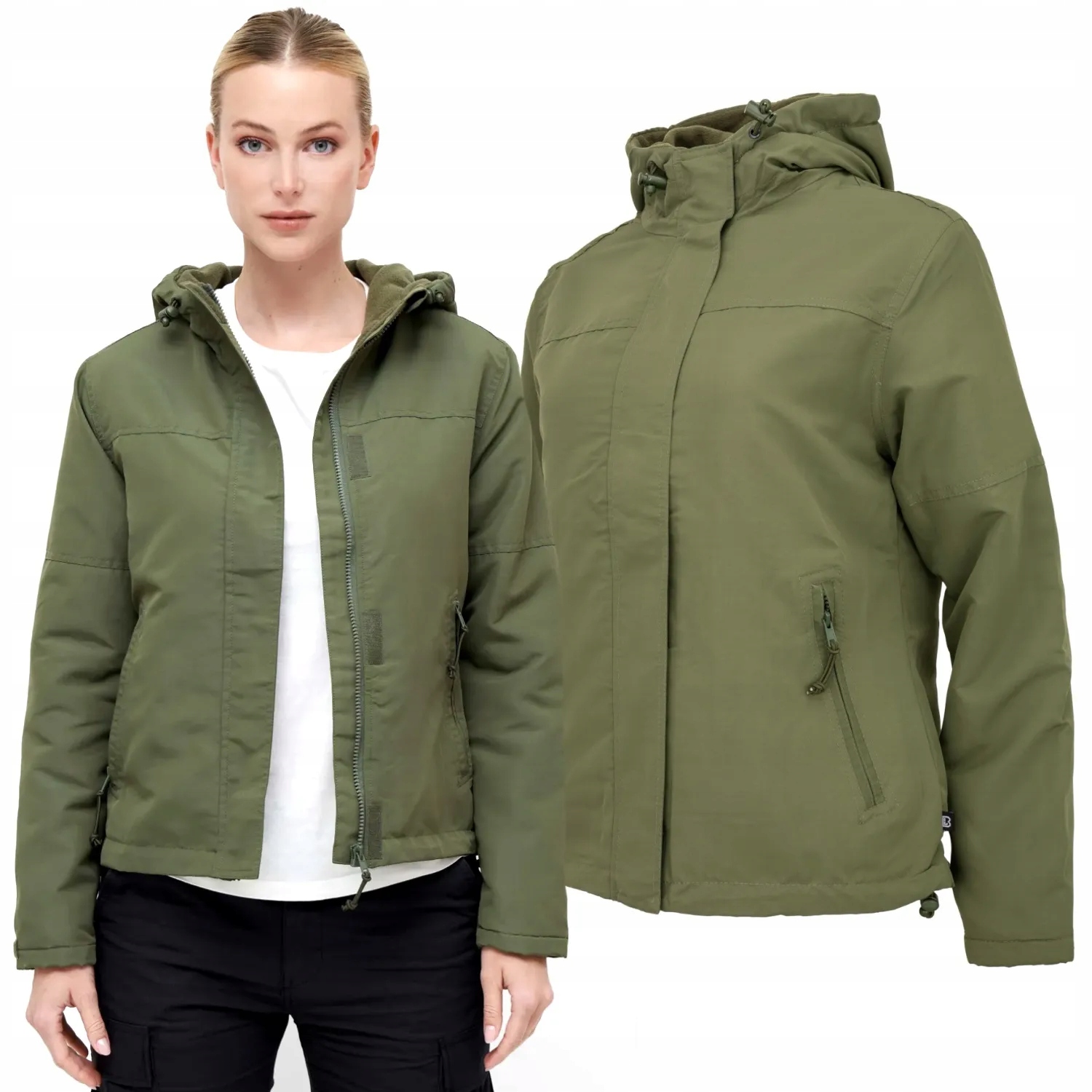 Dámská bunda Brandit Windbreaker Frontzip Olive XXXL (44)
